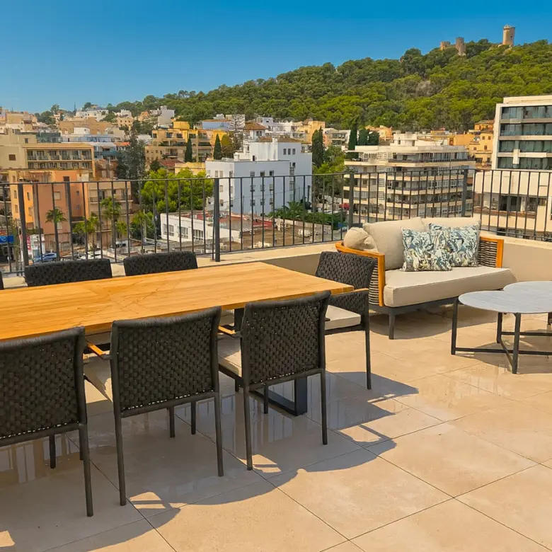 Terrasse furnitures in Bellver Palma