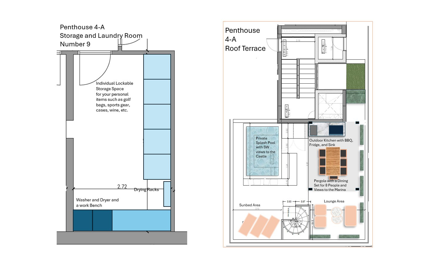 Bellver Place Penthous Floorplans 1